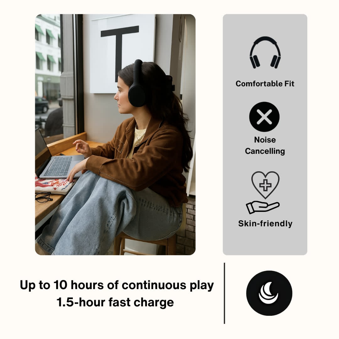Clevono CoreX – Wireless Noise Cancelling Headphones